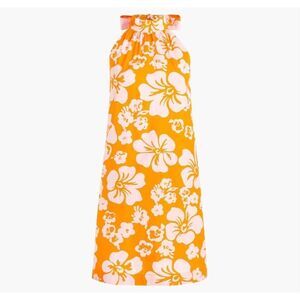 NWOT J. Crew Tie Neck Mini Shift Dress